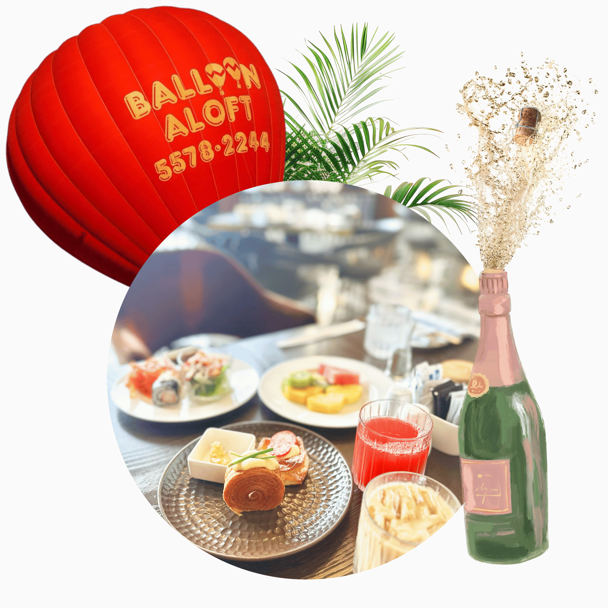 60 Minute Balloon Flight + Champagne Breakfast