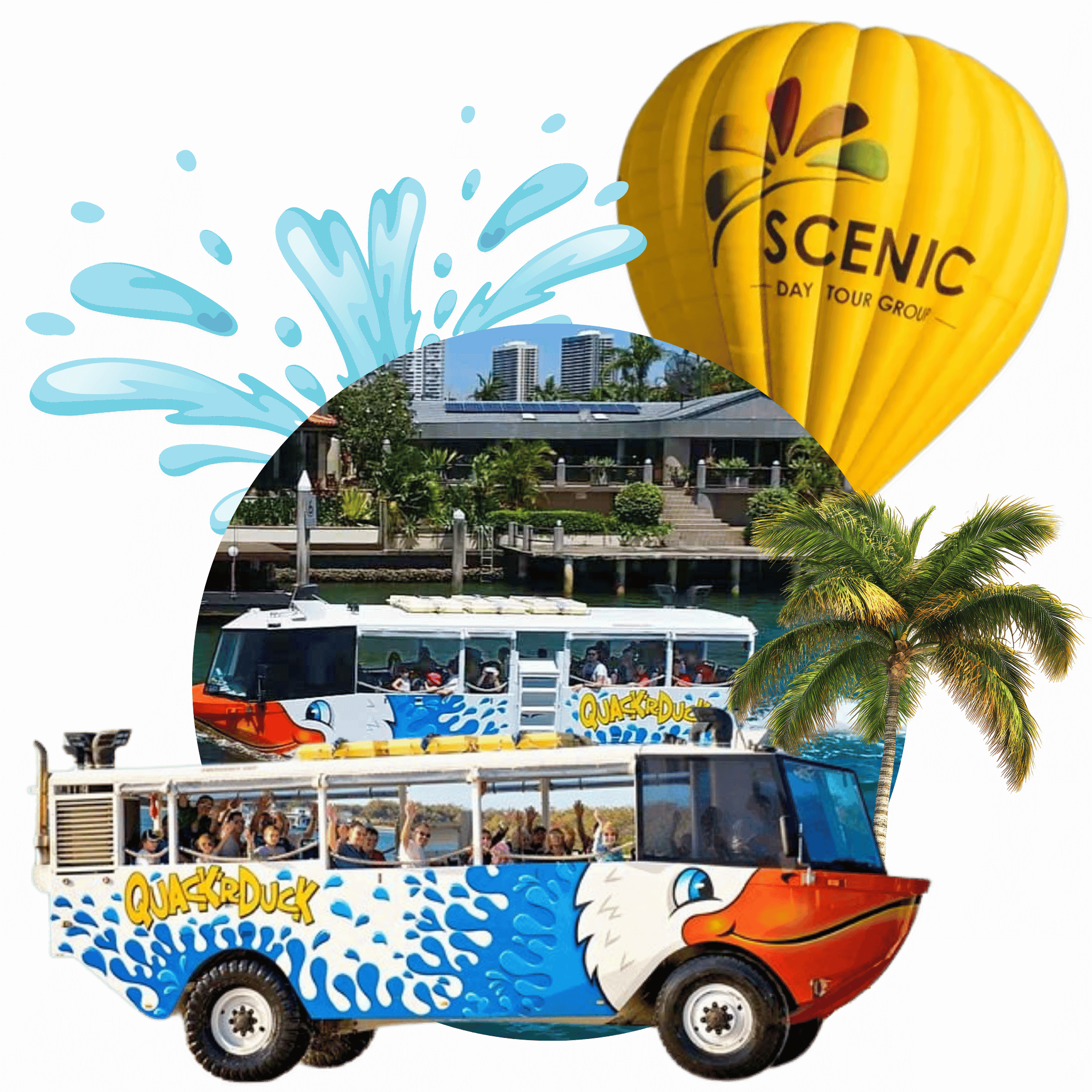 60 Minute Balloon Flight + Breakfast + Quack'r Duck