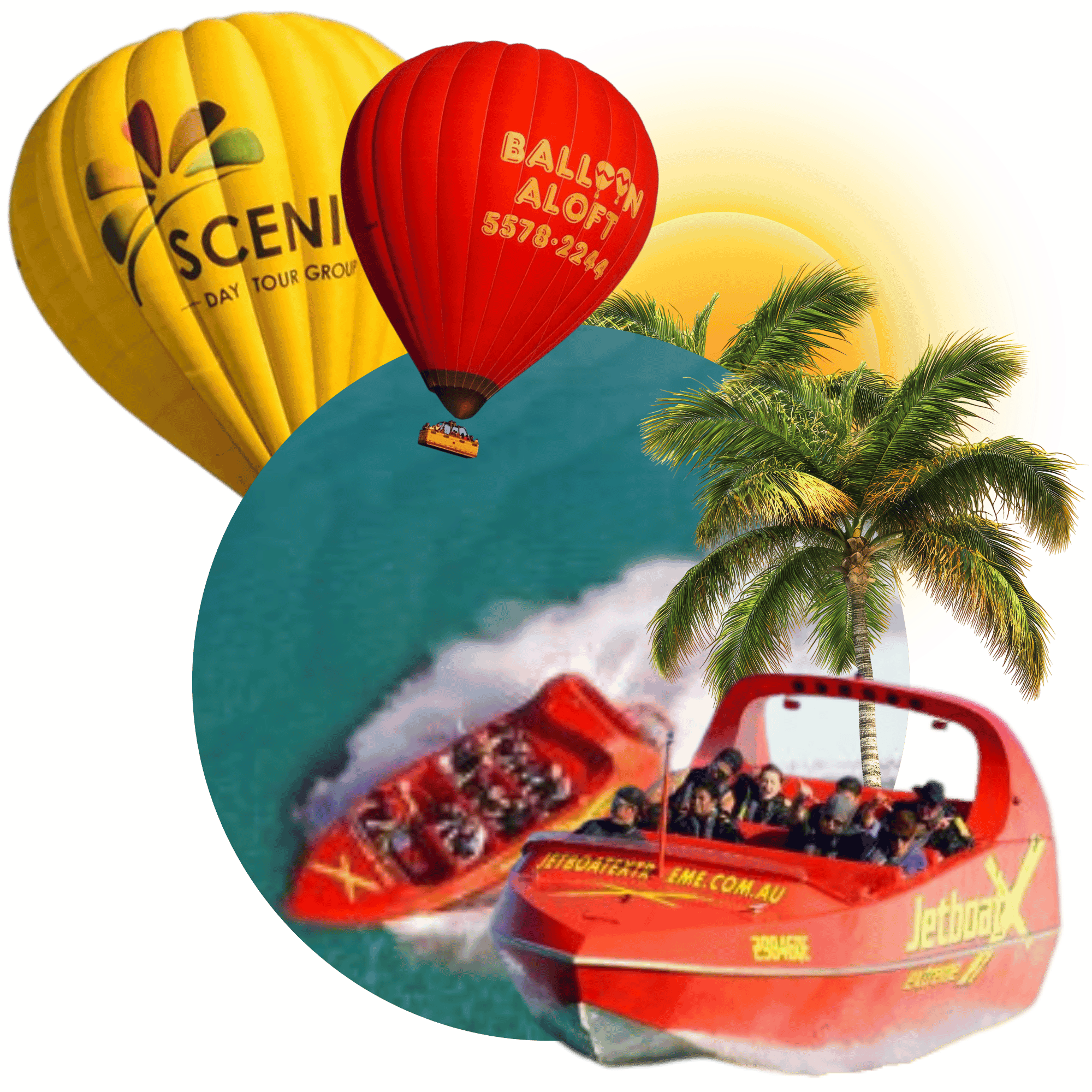 60 Minute Balloon Flight + Breakfast + Jetboat Thrill Ride